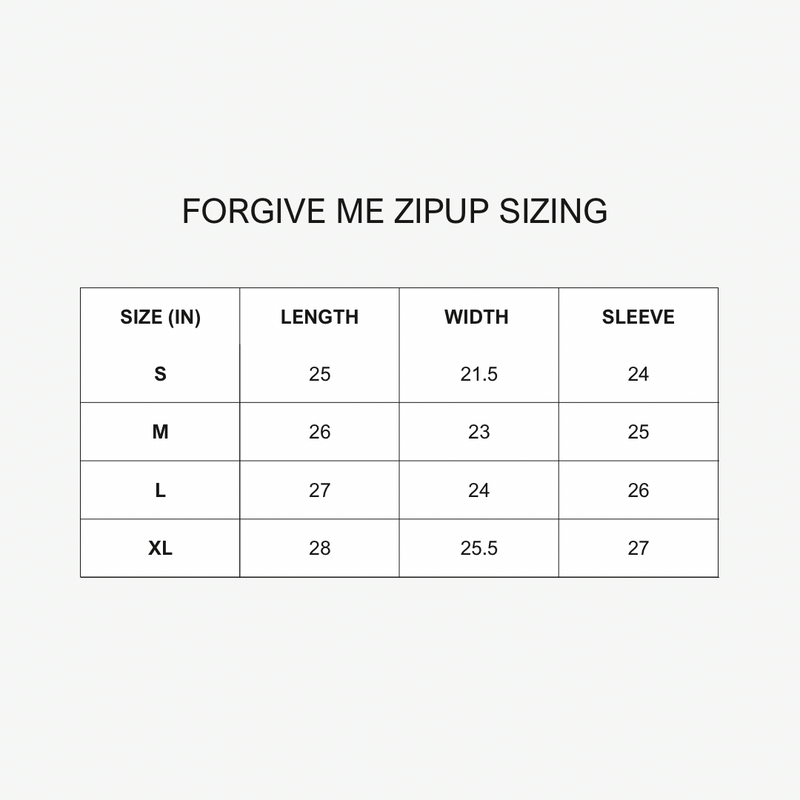 Size Chart for